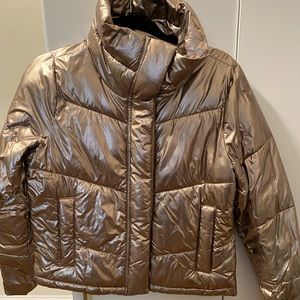 Abercrombie & Fitch Metallic Puffer